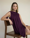 Discordia - Mor Mini Elbise