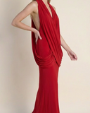 Valeria - Kırmızı Maxi Elbise