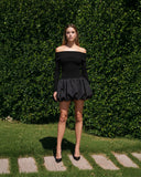 Helen - Siyah Mini Elbise