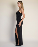 Monroe - Siyah Maxi Elbise