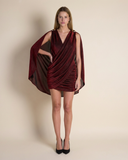 Alexa - Bordo Mini Elbise