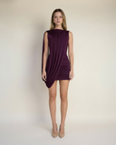 Discordia - Mor Mini Elbise