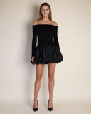 Helen - Siyah Mini Elbise