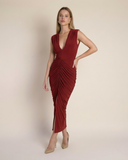 Artio - Kırmızı Maxi Elbise