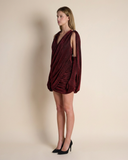 Alexa - Bordo Mini Elbise