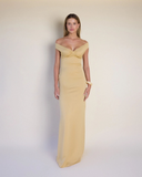 Venus - Yağ Sarısı Maxi Elbise