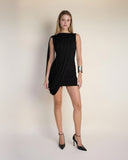 Discordia - Siyah Mini Elbise