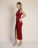 Artio - Kırmızı Maxi Elbise