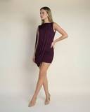 Discordia - Mor Mini Elbise