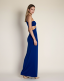 Luna - Lacivert Maxi Elbise