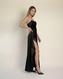 Scarlett - Siyah Maxi Elbise