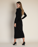 Rei - Siyah Midi Elbise