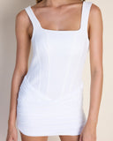 Marcele - Beyaz Mini Elbise