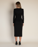 Rei - Siyah Midi Elbise