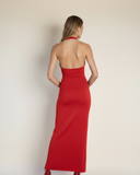 Vivienne - Kırmızı Maxi Elbise