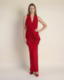 Valeria - Kırmızı Maxi Elbise
