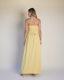 Amelia - Limon Rengi Maxi Elbise