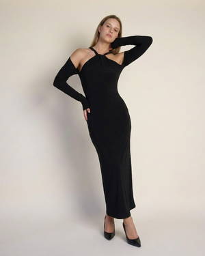 Lara - Siyah Maxi Elbise