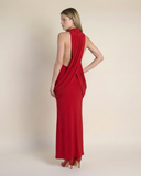 Valeria - Kırmızı Maxi Elbise