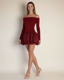 Helen - Kırmızı Mini Elbise