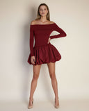 Helen - Kırmızı Mini Elbise