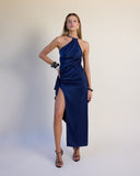 Alicia - Lacivert Maxi Elbise