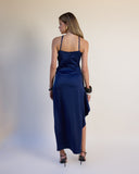 Alicia - Lacivert Maxi Elbise