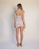 Kendall - Şampanya Rengi Mini Elbise