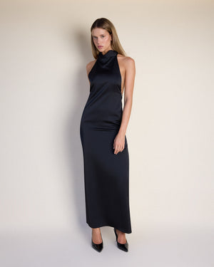 Barbara - Siyah Maxi Elbise