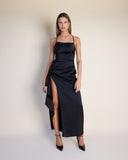 Brigitte - Siyah Maxi Elbise