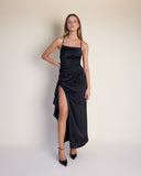 Brigitte - Siyah Maxi Elbise