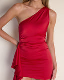 Kendall - Bordo Mini Elbise