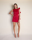 Lior - Kırmızı Mini Elbise