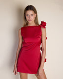 Lior - Kırmızı Mini Elbise