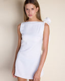 Lior - Beyaz Mini Elbise