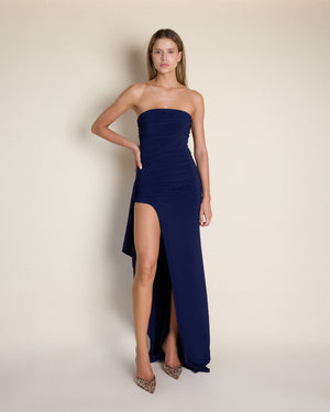 Donna - Lacivert Maxi Elbise