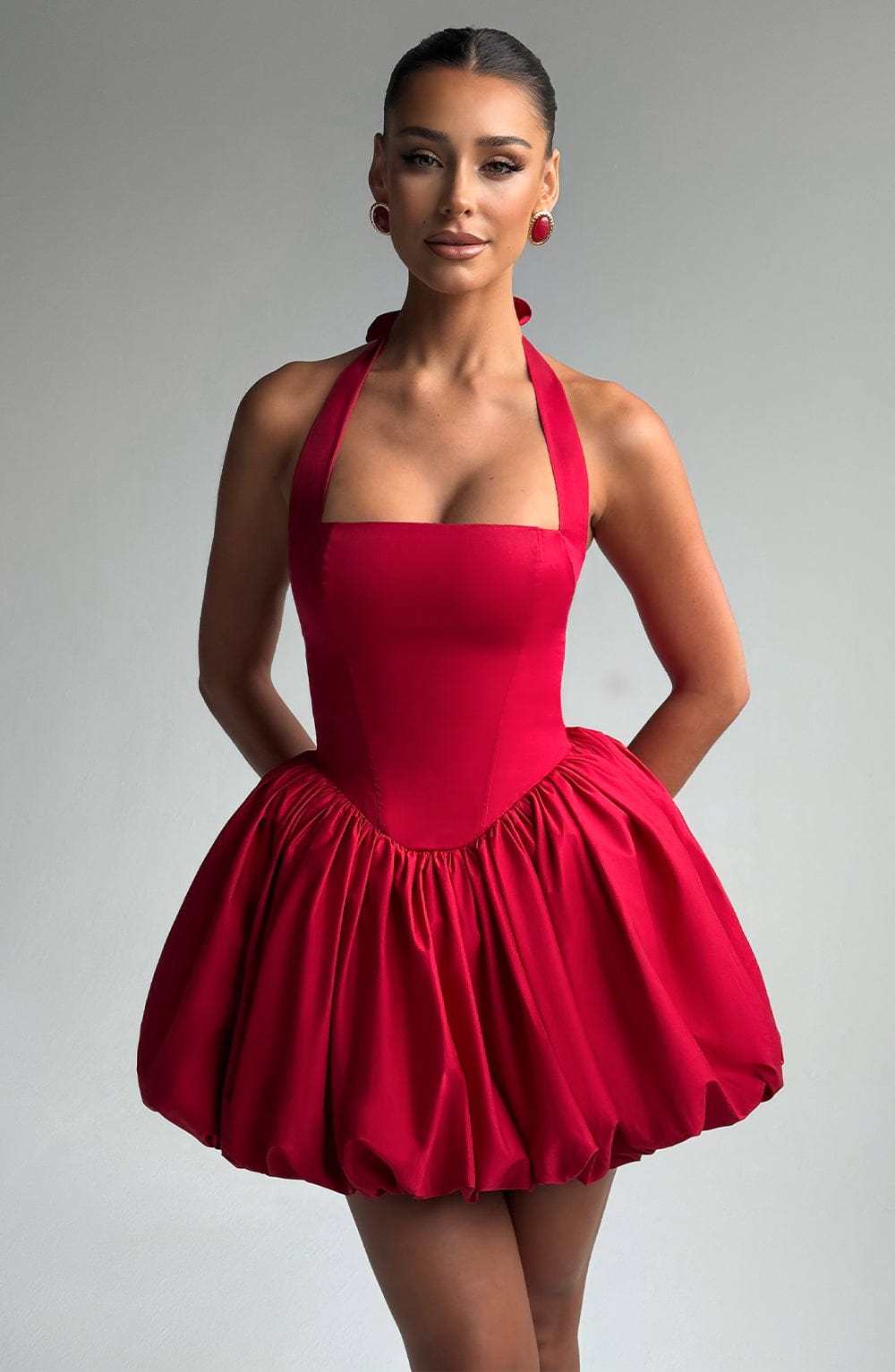 Maricia Red Mini Dress