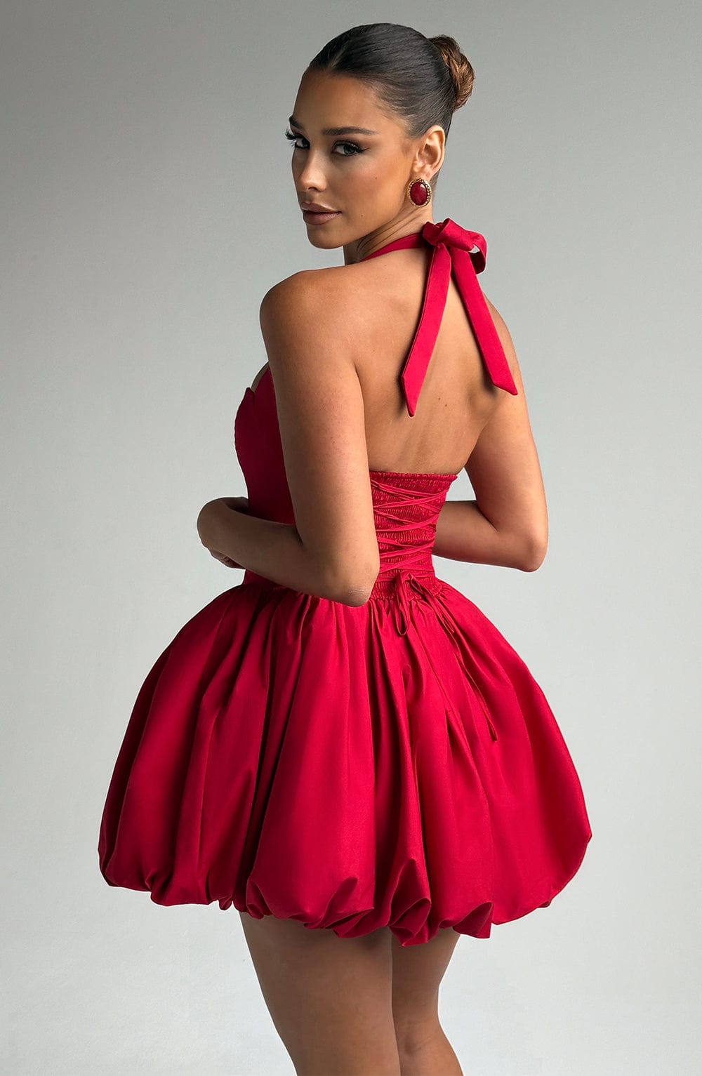Maricia Red Mini Dress