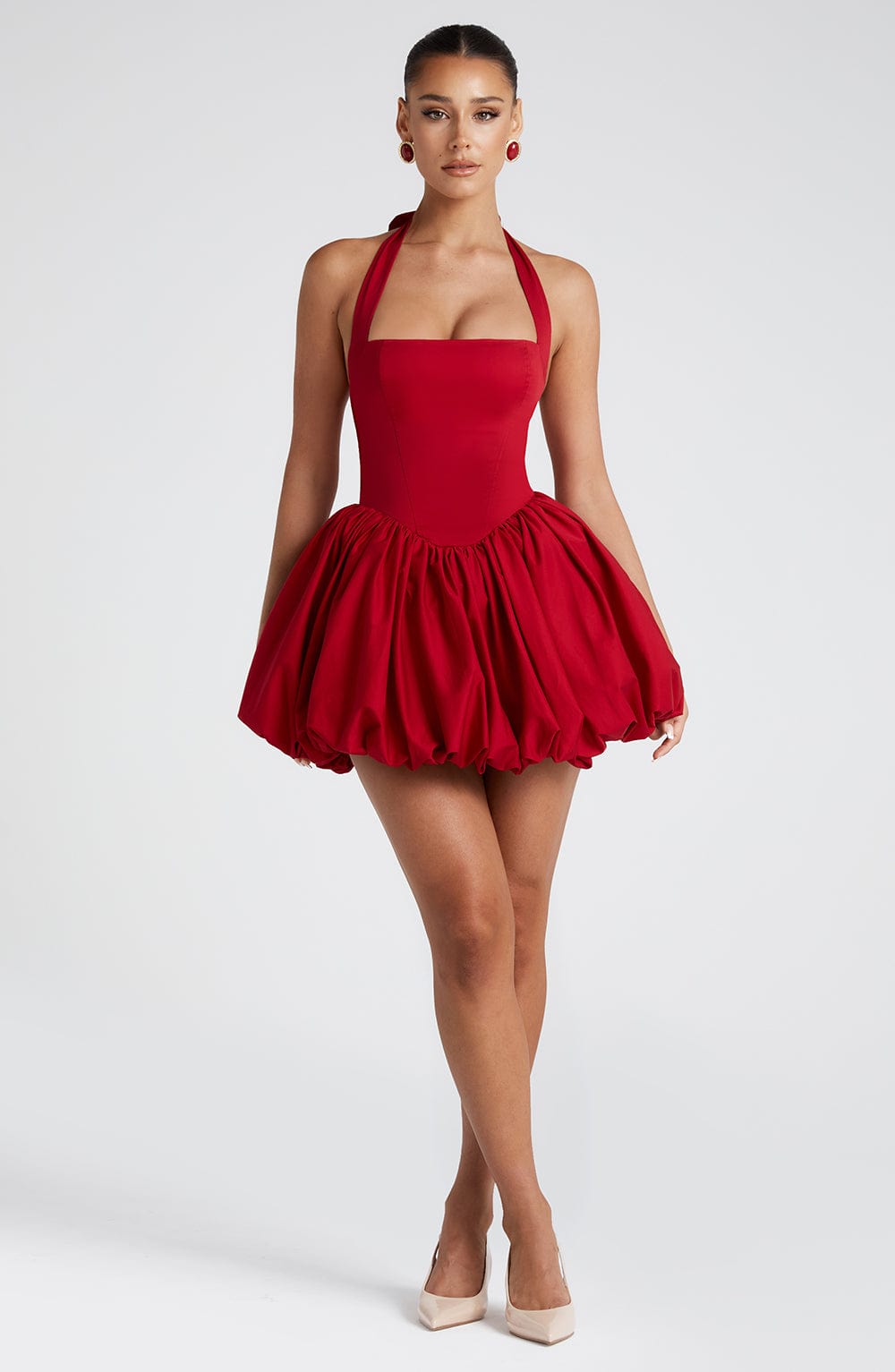 Maricia Red Mini Dress