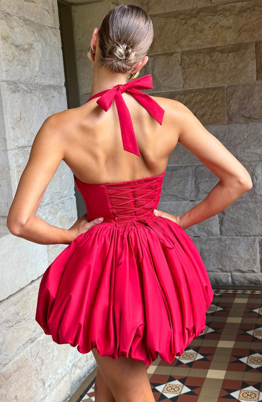 Maricia Red Mini Dress